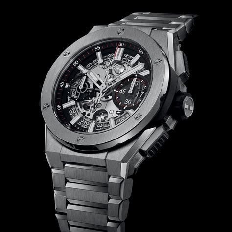 hublot big bang black titanium chronograph|Hublot big bang price list.